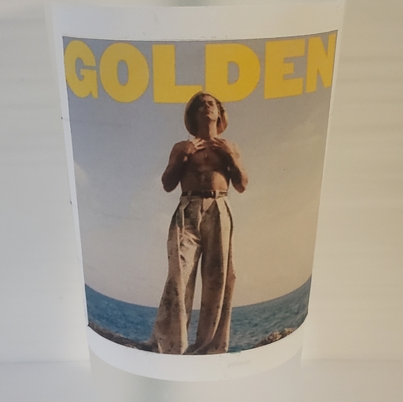 Harry Styles Golden tumbler